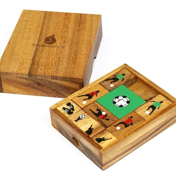 Siam Mandalay wooden soccer game puzzle - Picture 9 of 12
